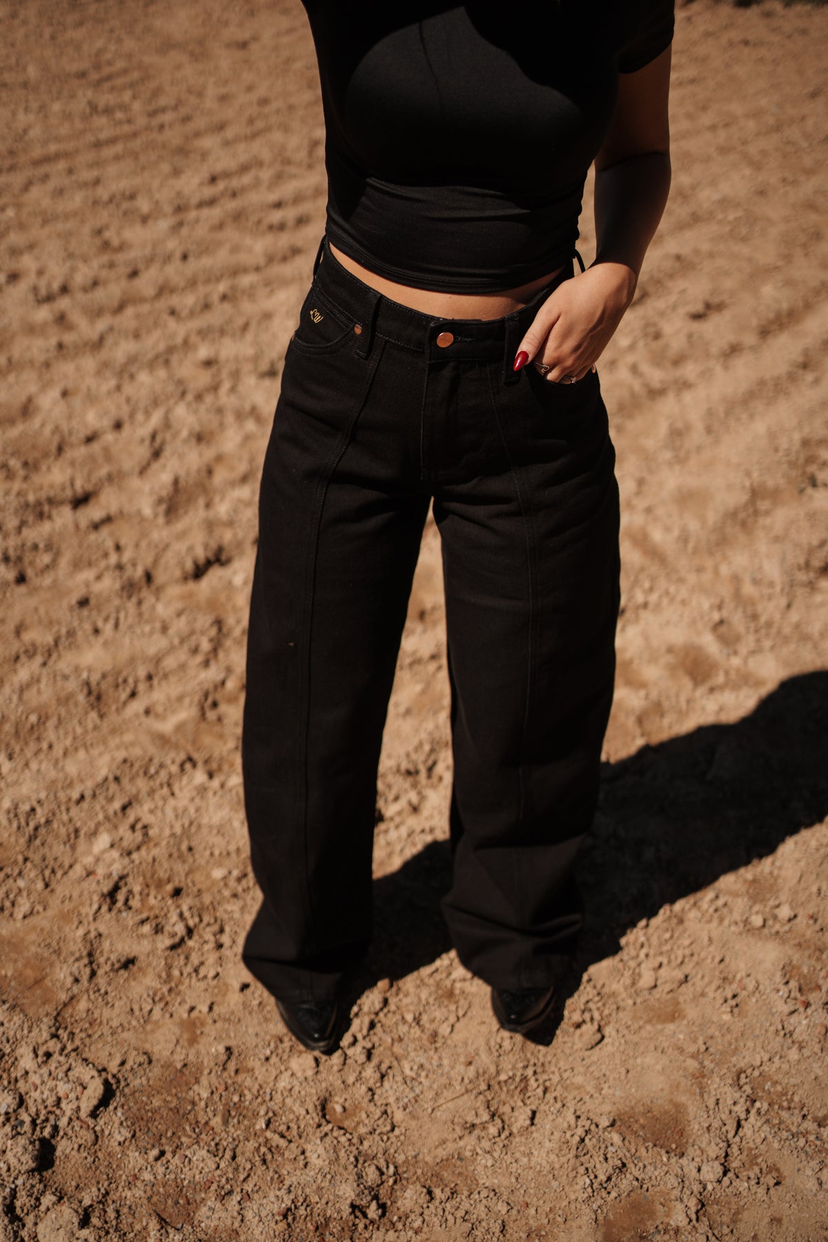 Wrangler Lainey Barrel Wide Leg Jean