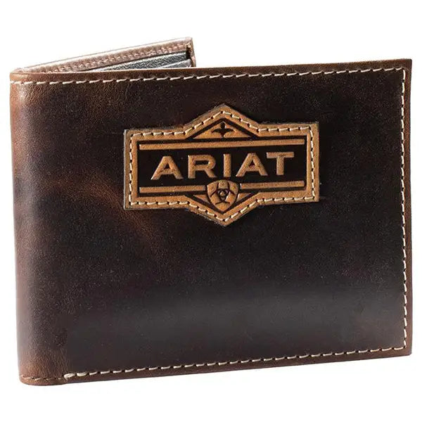 Bifold Pass Case Wallet Brown