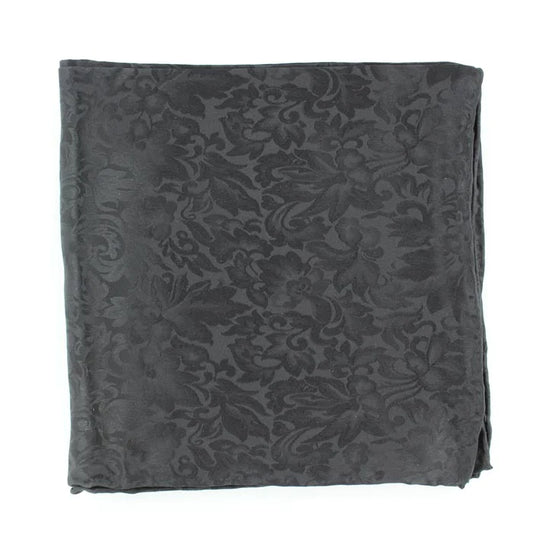 Black Floral Paisley Wild Rag