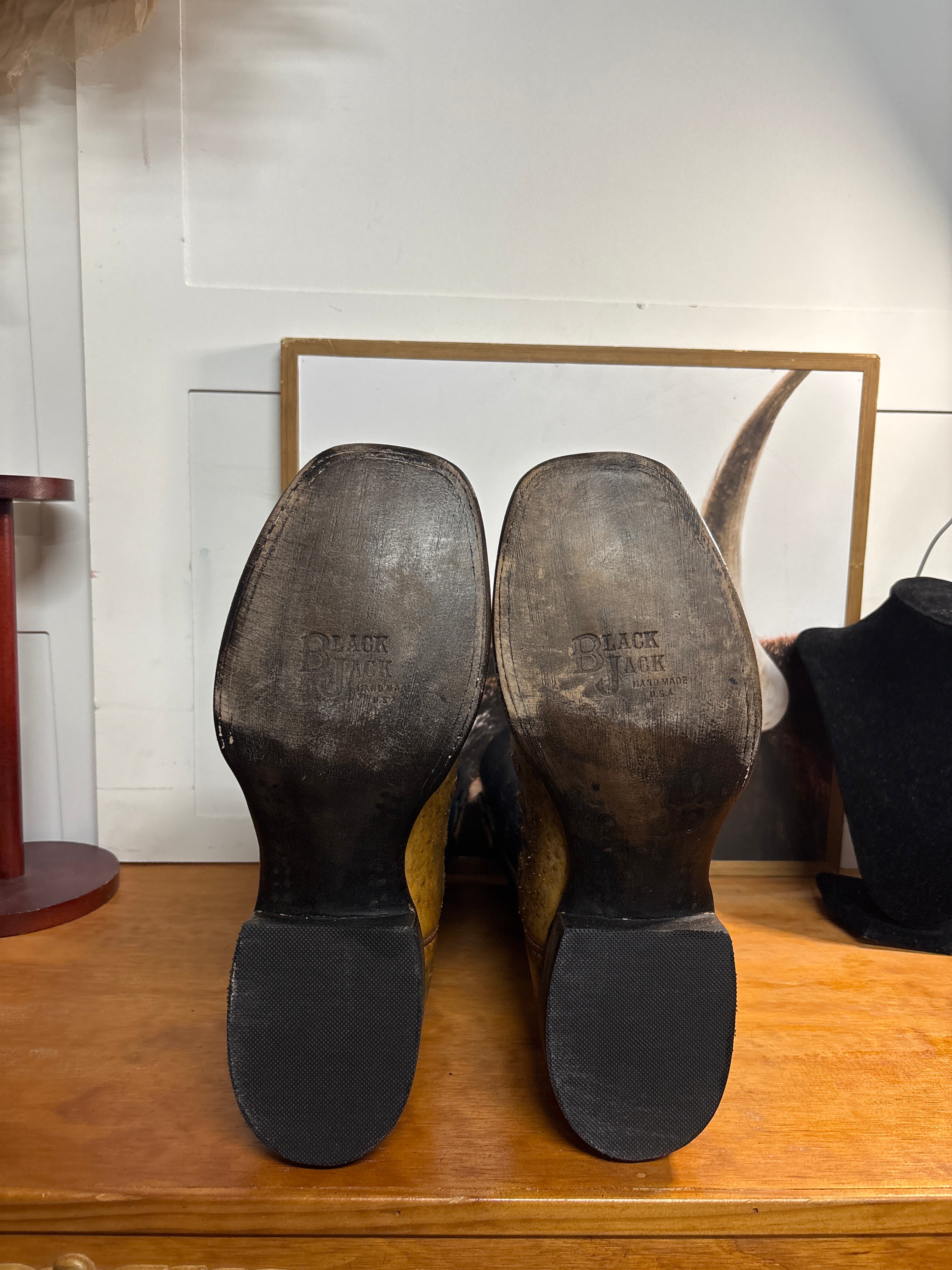 Black Jack Sturgeon Fish Brown Boots – Wiseman's Western