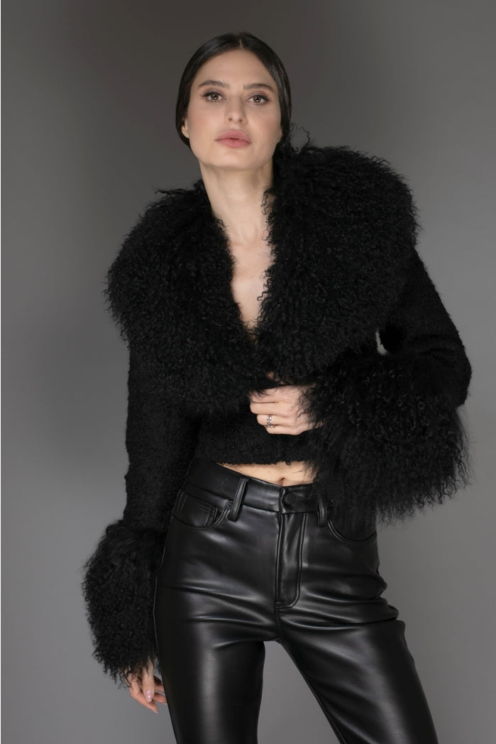 Nuvula Mongolian Shearling Coat