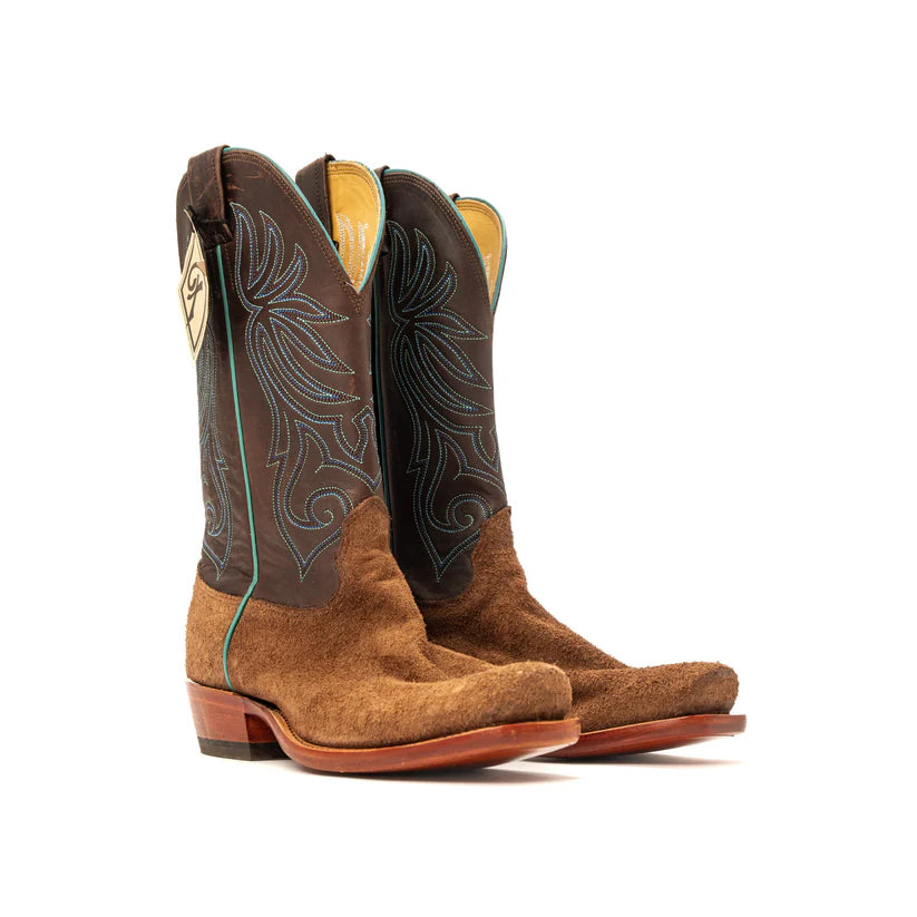 Men's Fenoglio Chocolate Fuji Roughout Boot 13"