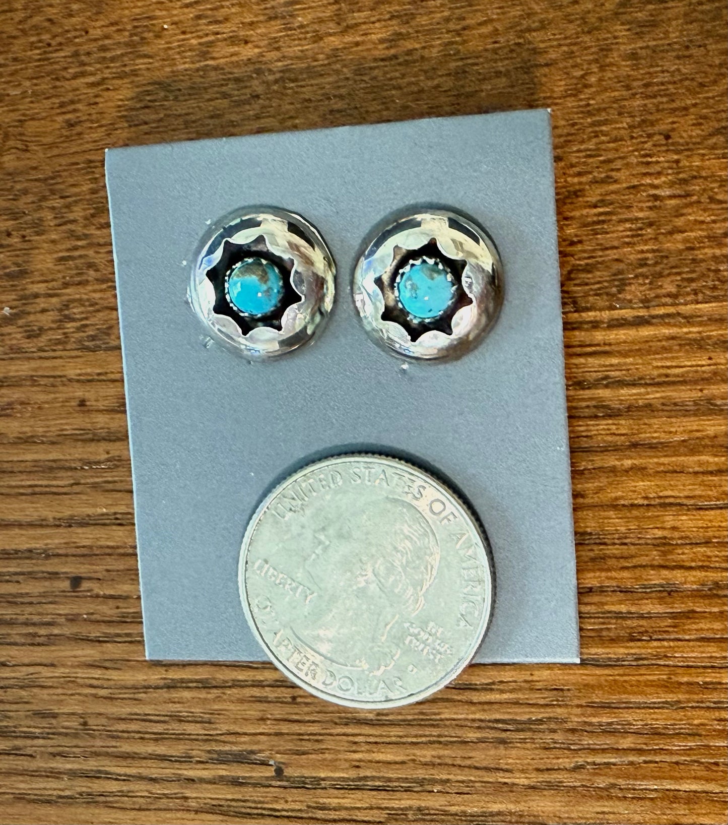 Janice Authentic Turquoise Earrings