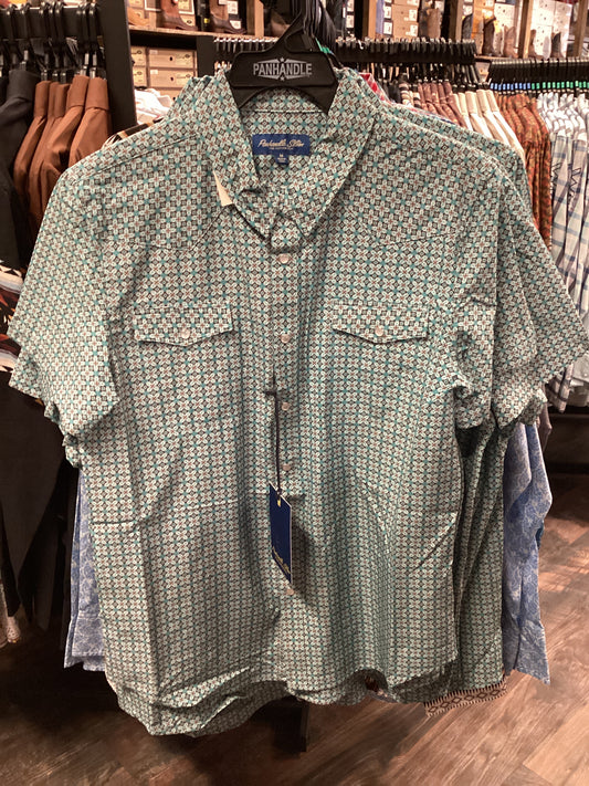 Panhandle Slim Men's Short Sleeve Snap Up
