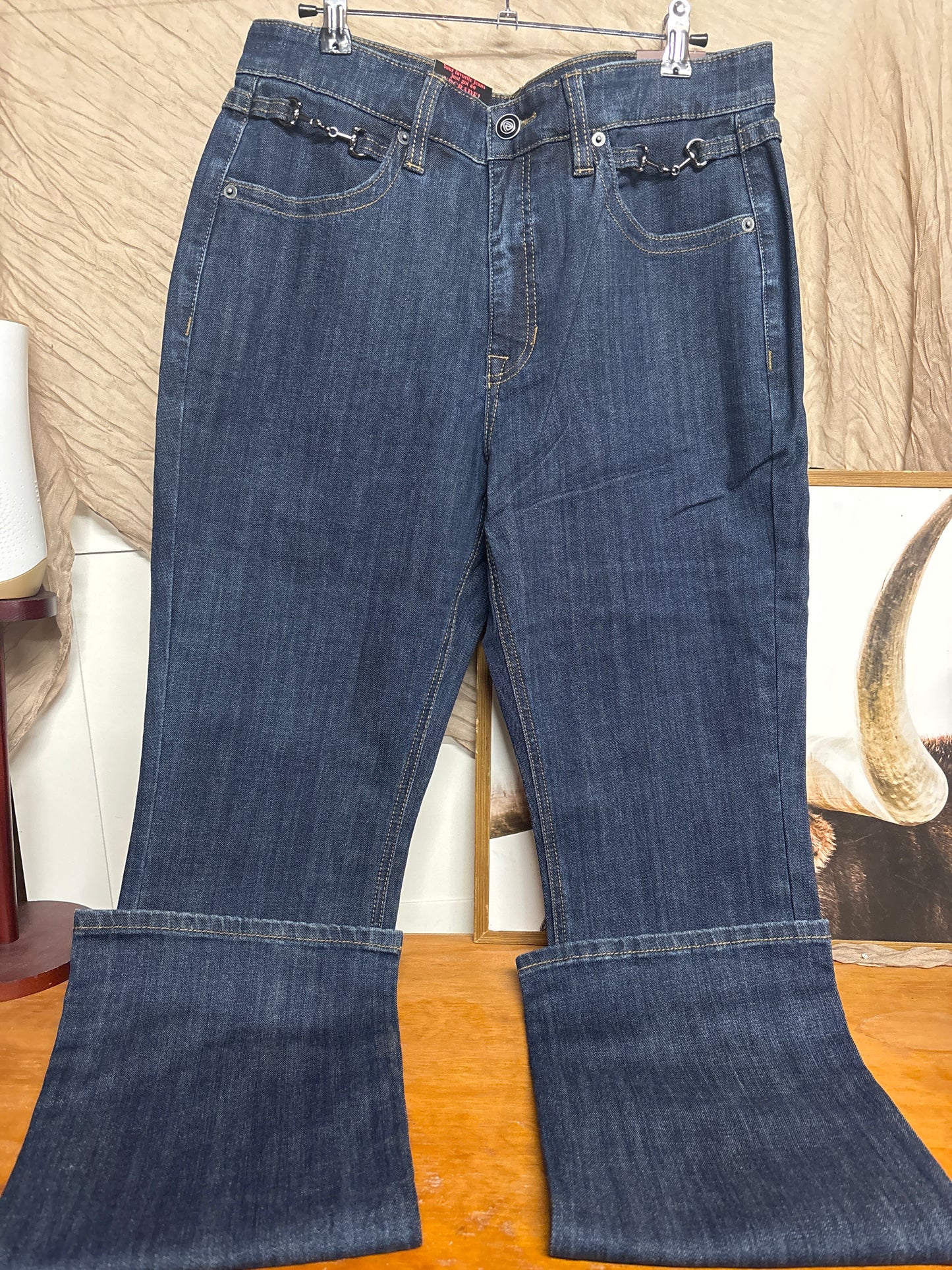 Horse Bit High Rise Bootcut