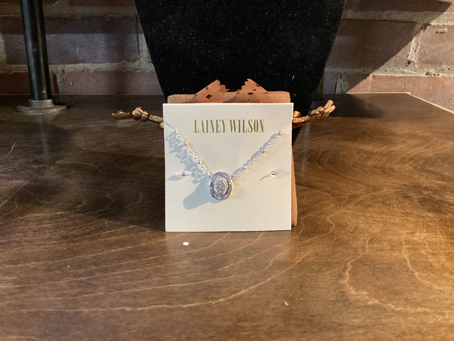 Lainey Wilson CowGirl Hat Necklace