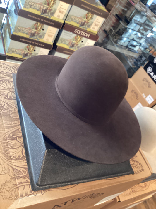 Atwood 7X Felt Open Crown Chocolate