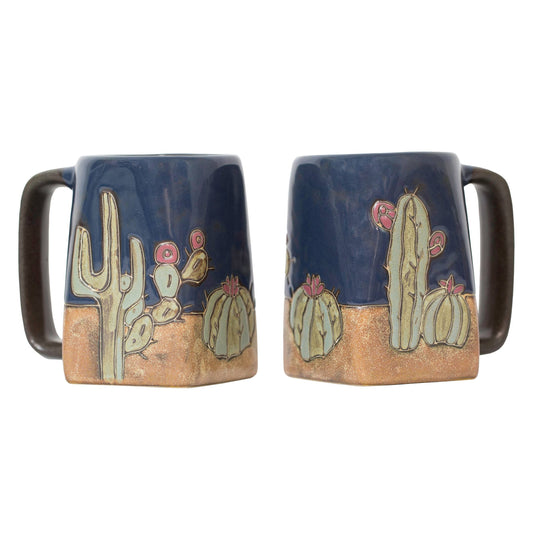 Mara Stoneware Cactus Square Mug