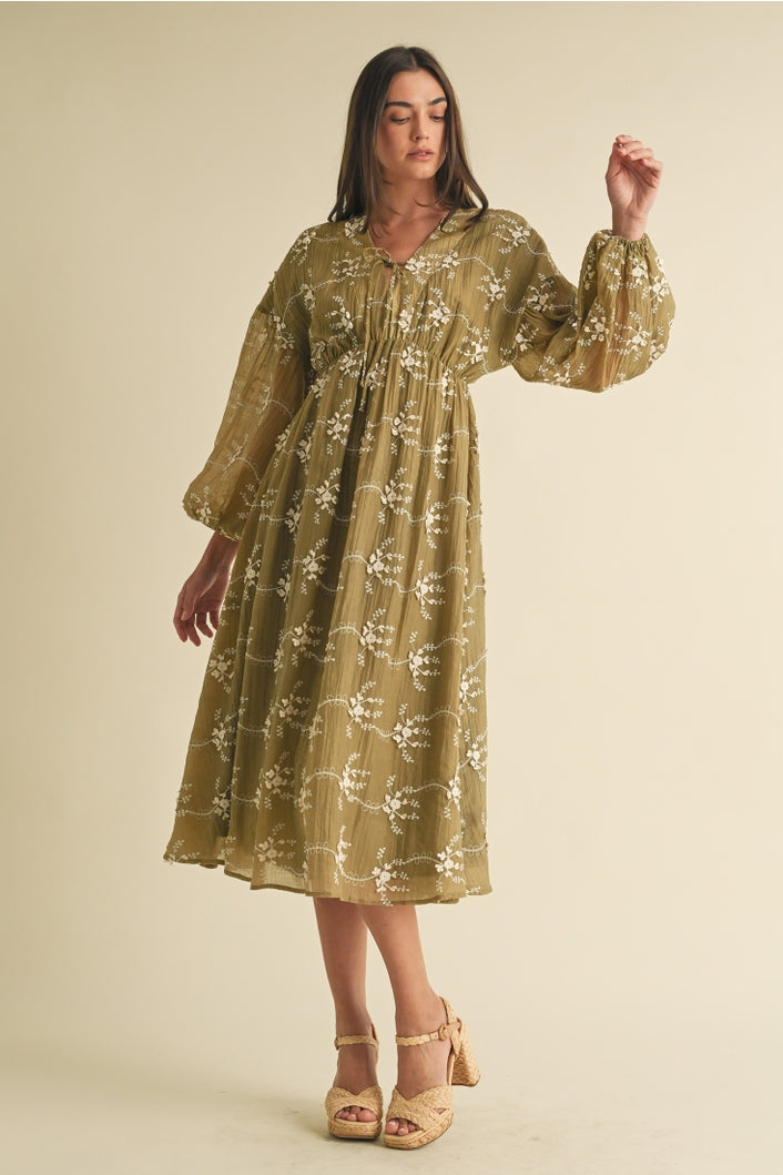 Meadow Embroidery Dress