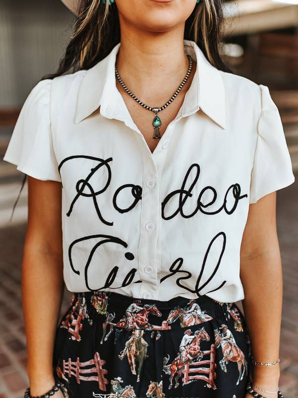 Ivory Rodeo Girl Top