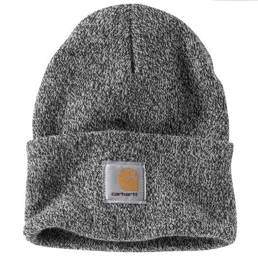 Carhartt Black/White Knit Cuffed Beanie