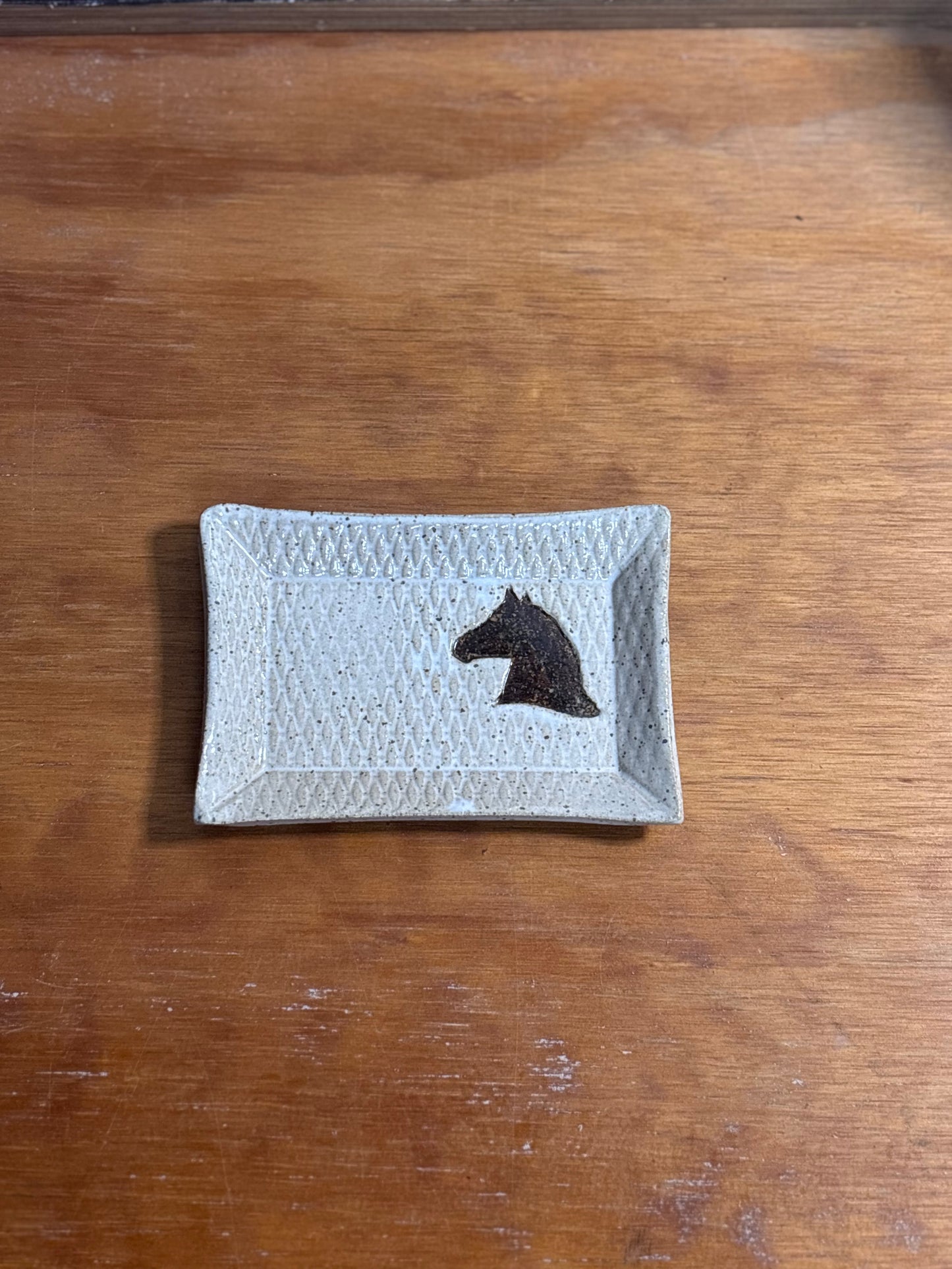Brown Horse Handmade Trinket Dish