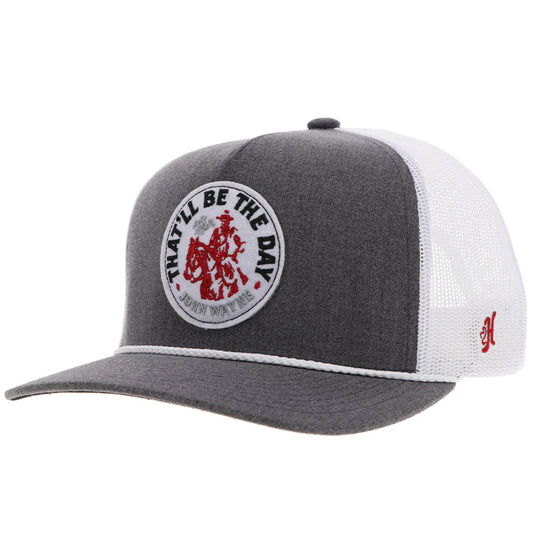 Hooey John Wayne 5 Panel Trucker Hat Grey