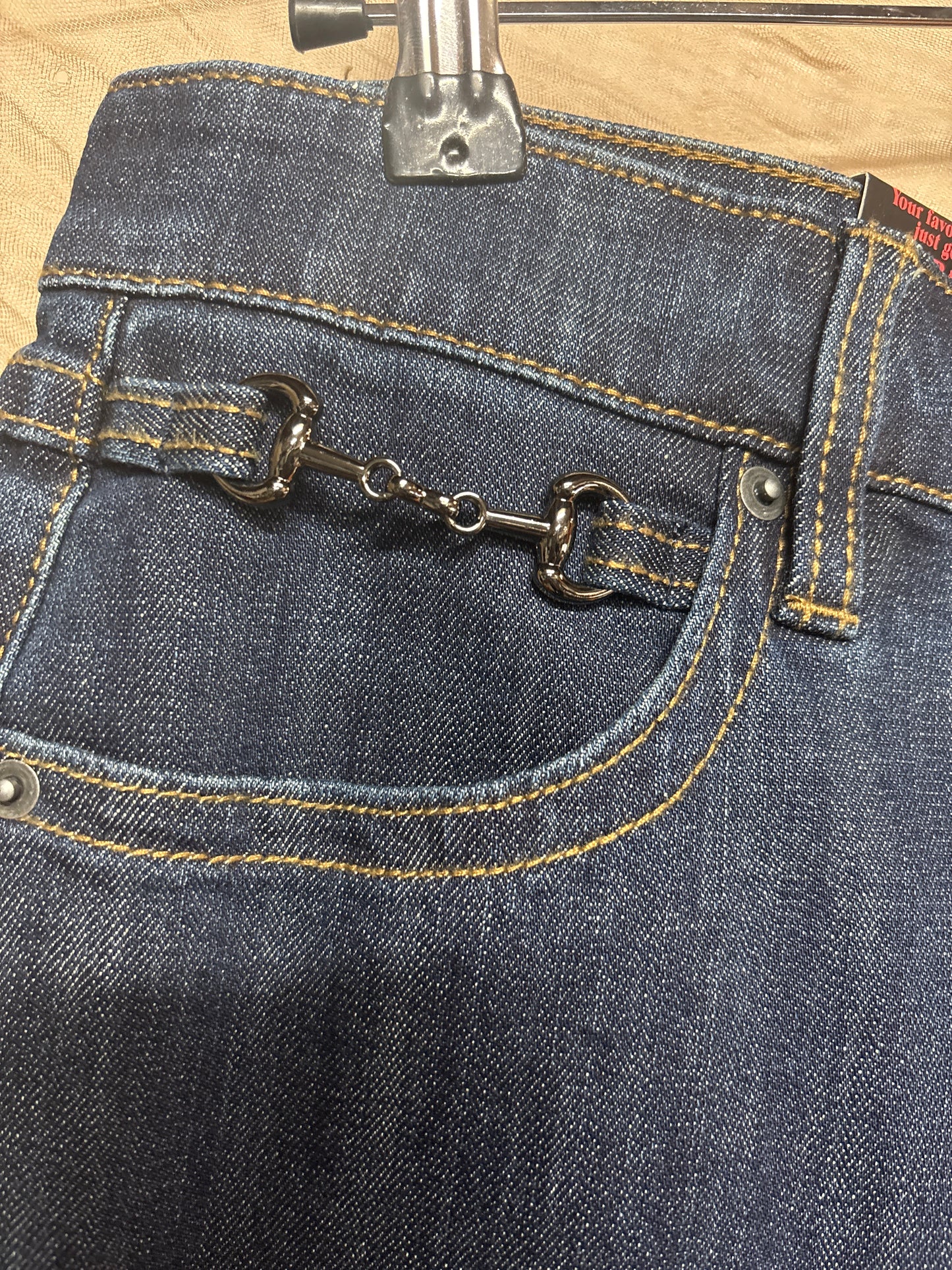 Horse Bit High Rise Bootcut