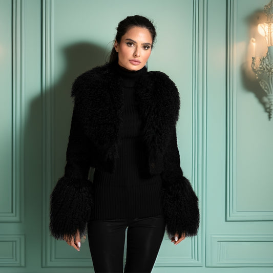 Nuvula Mongolian Shearling Coat