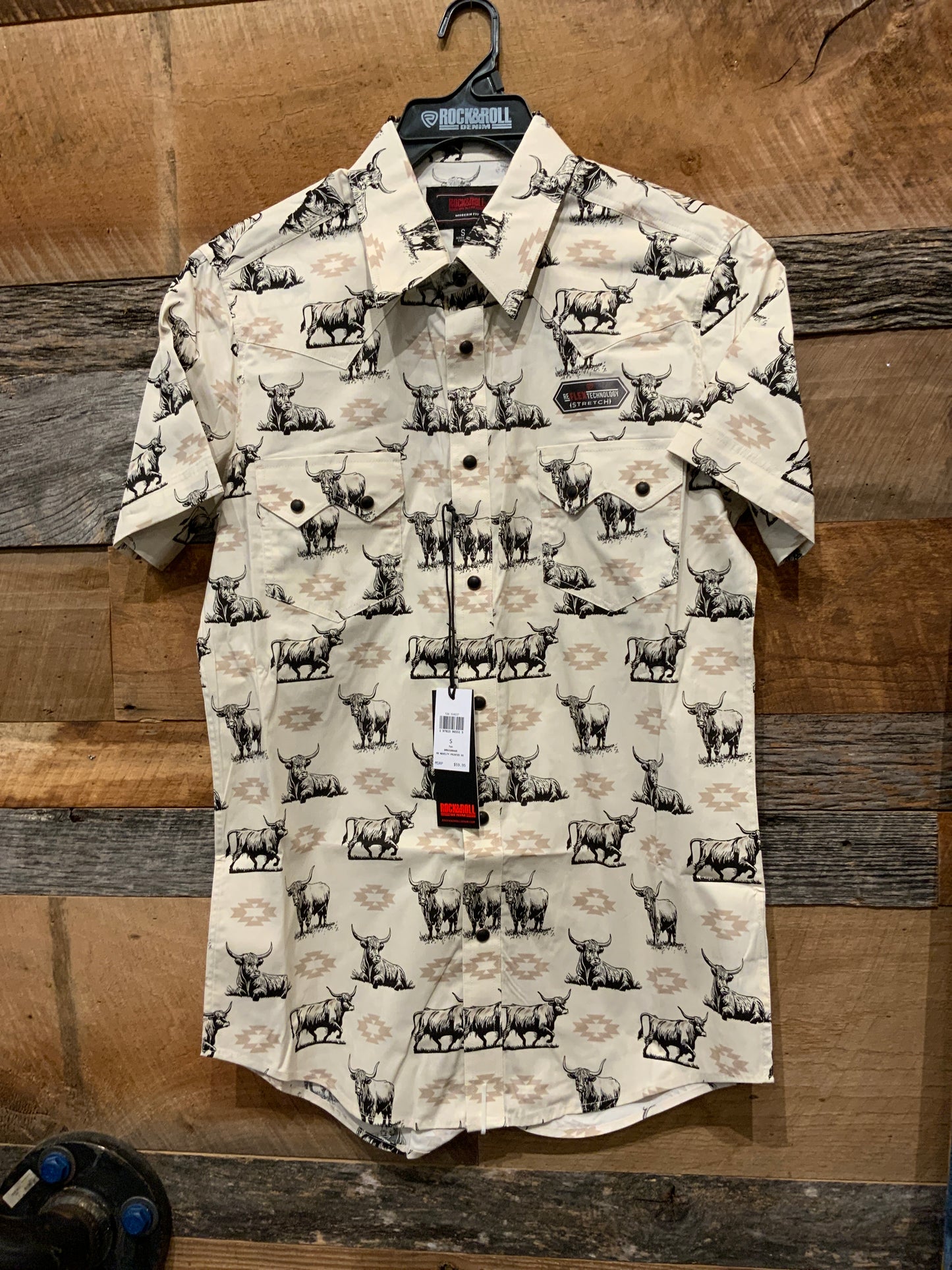 Rock & Roll Novelty Snap Up Shirt