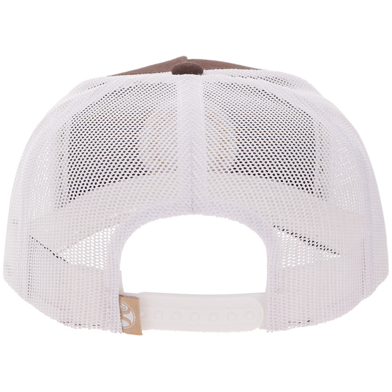 Hooey Quanah Hat Brown/White W/Circle Patch