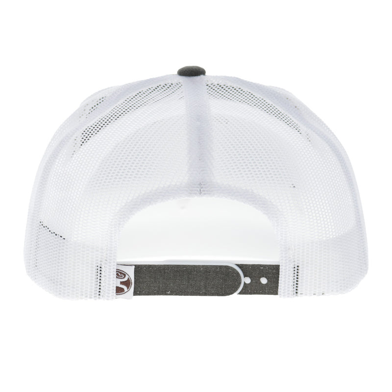 Hooey Cheyenne 5-Panel Trucker Snapback Hat Brown/White