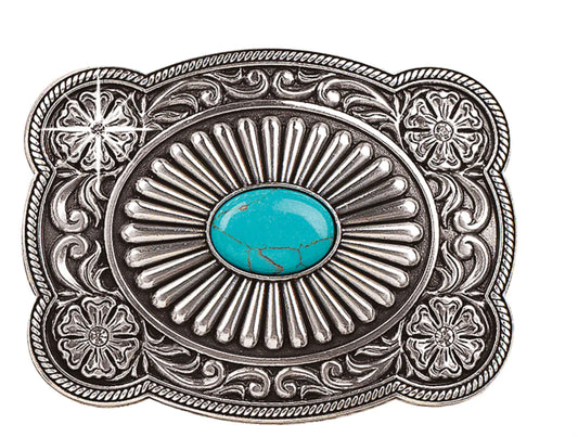 Crumrine turquoise belt buckle
