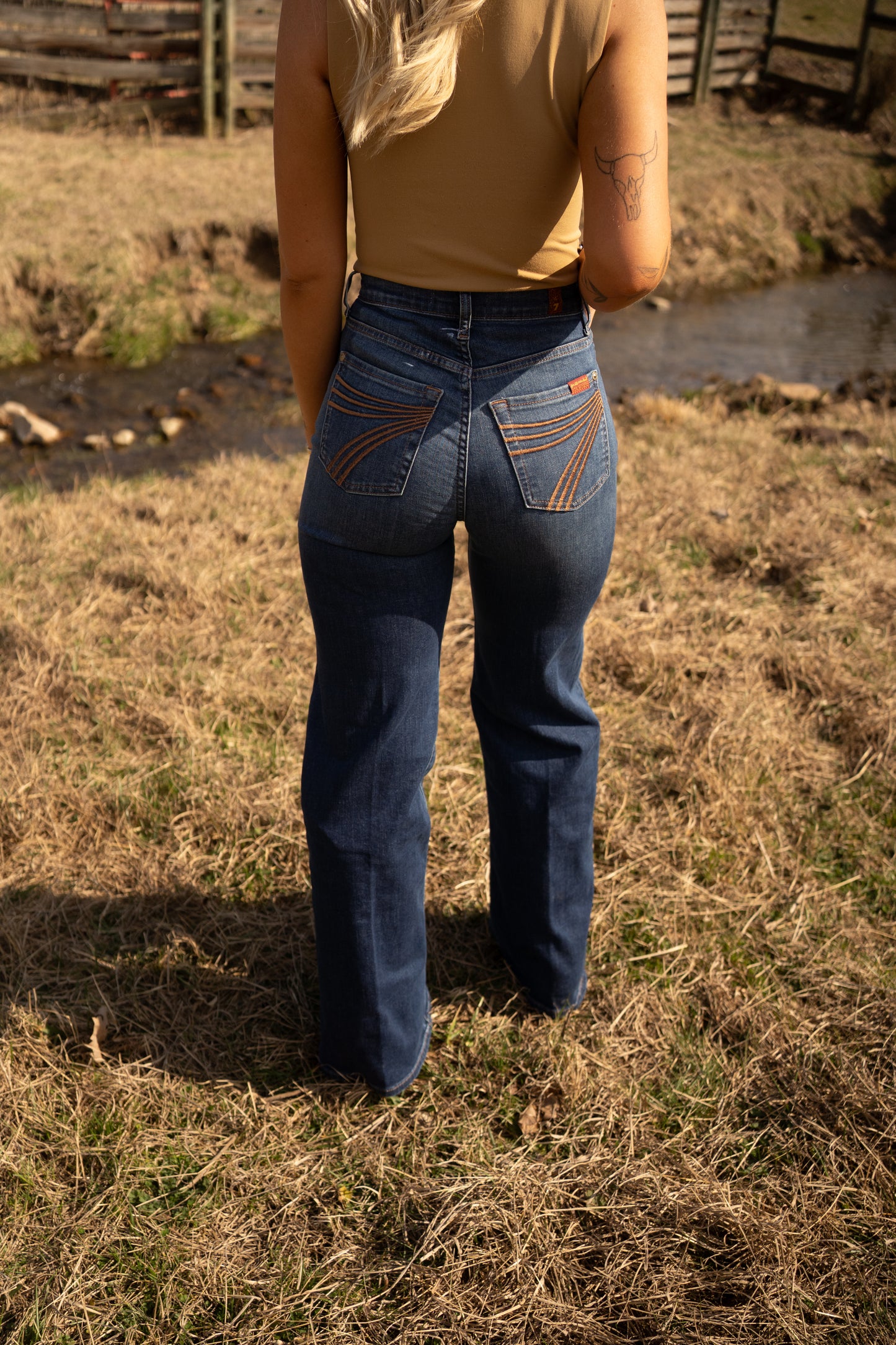 7 For All Mankind Ultra High Rise Jo Deep