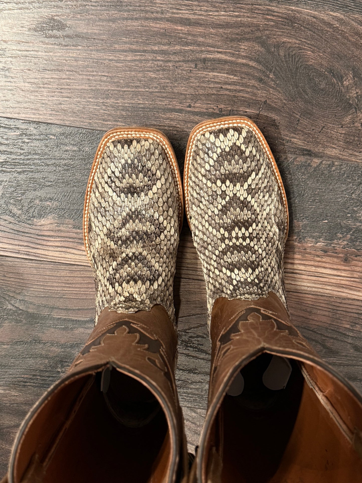 Black Jack Diamondback Rattle Snake Boots