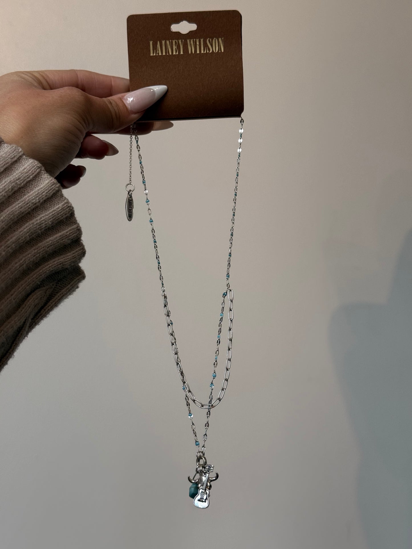 Lainey Wilson Turquoise Western Charm Necklace