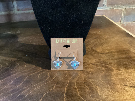 Lainey Wilson Silver & Turquoise Earrings