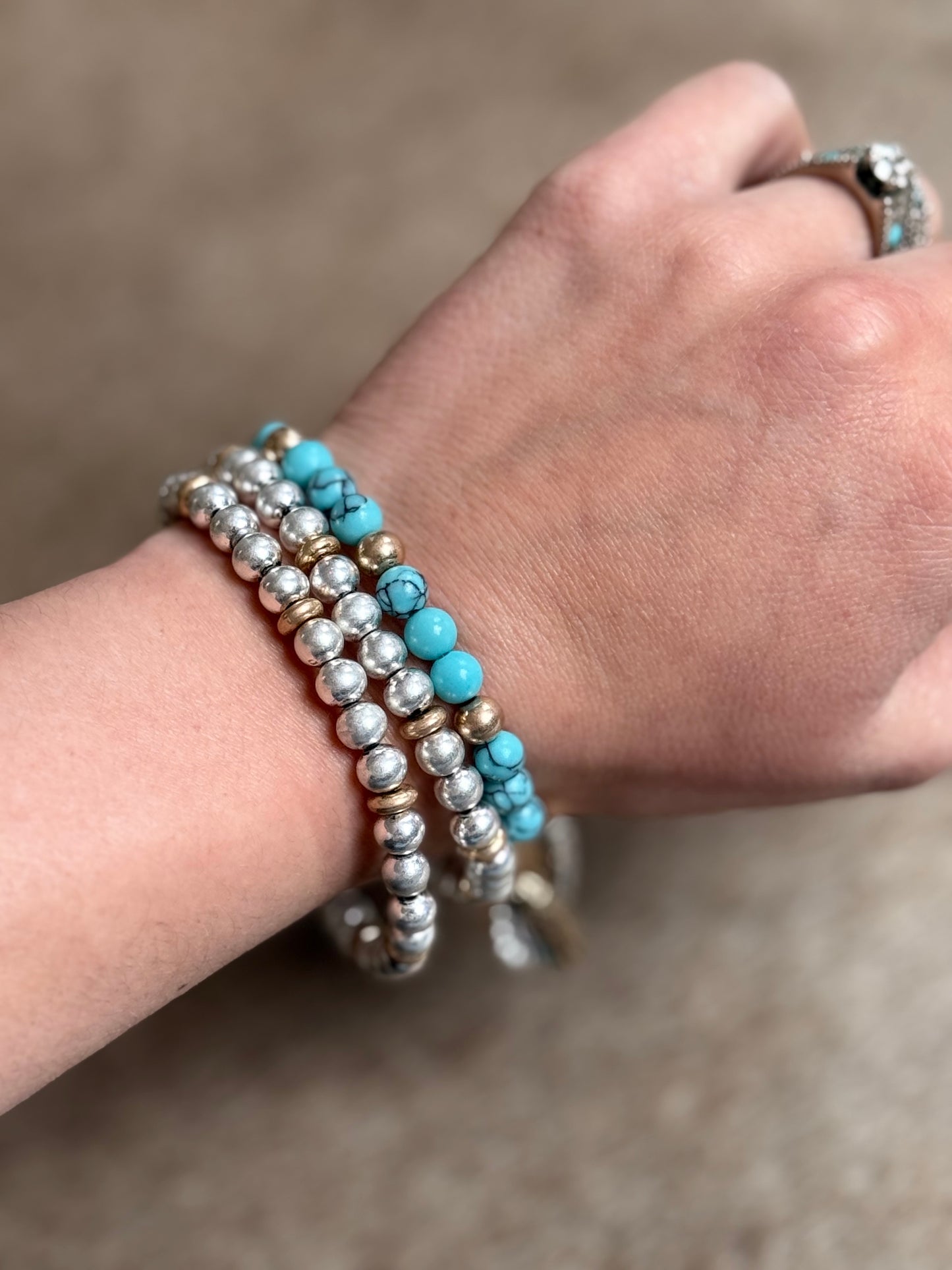 Lainey Wilson 3 Pack Beaded Bracelet Set
