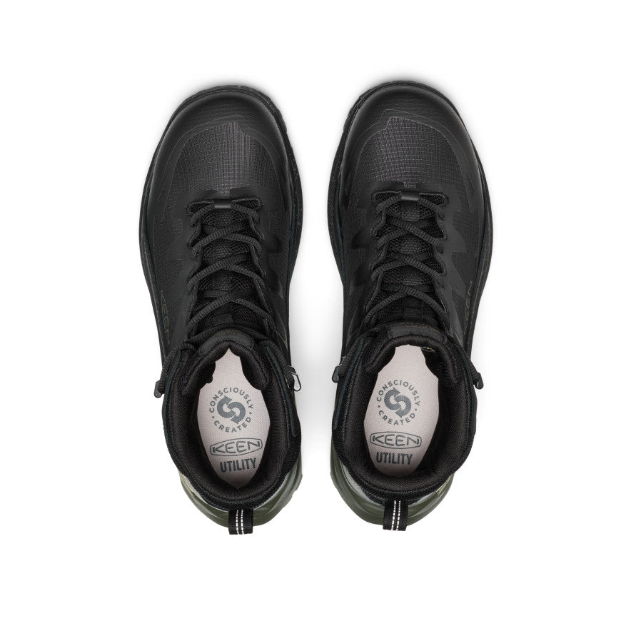 Keen Men's Targhee Blur Waterproof Work Boot (Carbon Toe)