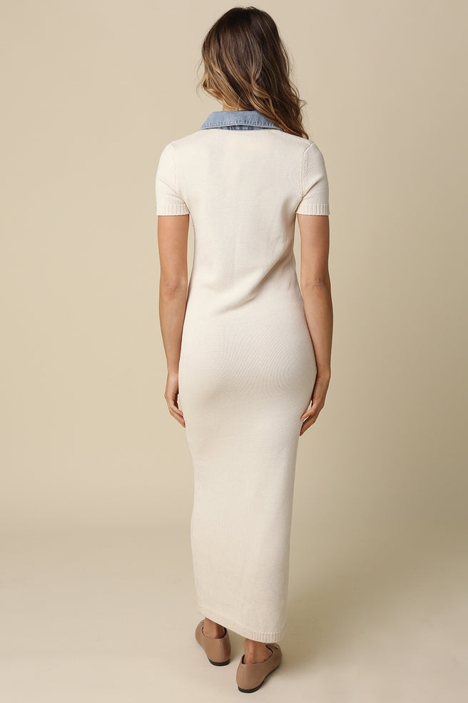 Brynn Contrast Maxi Dress