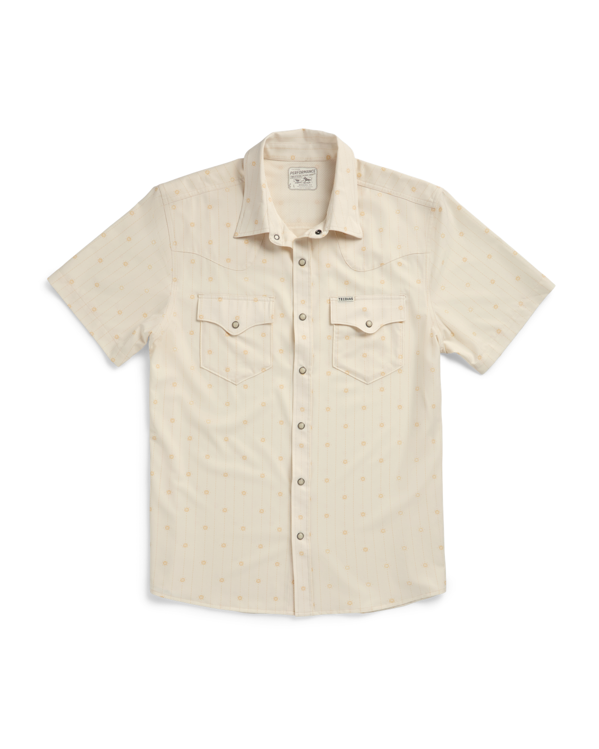Tecovas Performance Western Snap Desert Light Sand