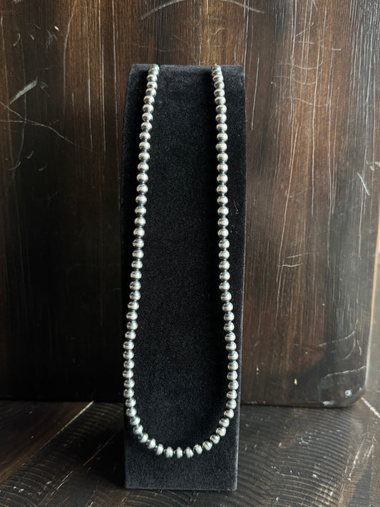 Authentic 6mm 20” Navajo Pearl Necklace
