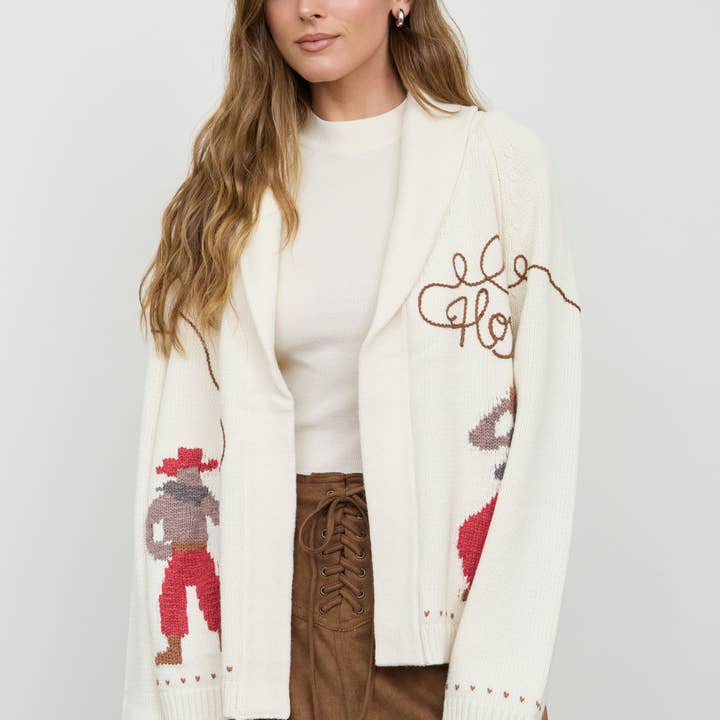 Howdy Cowboy Cardigan