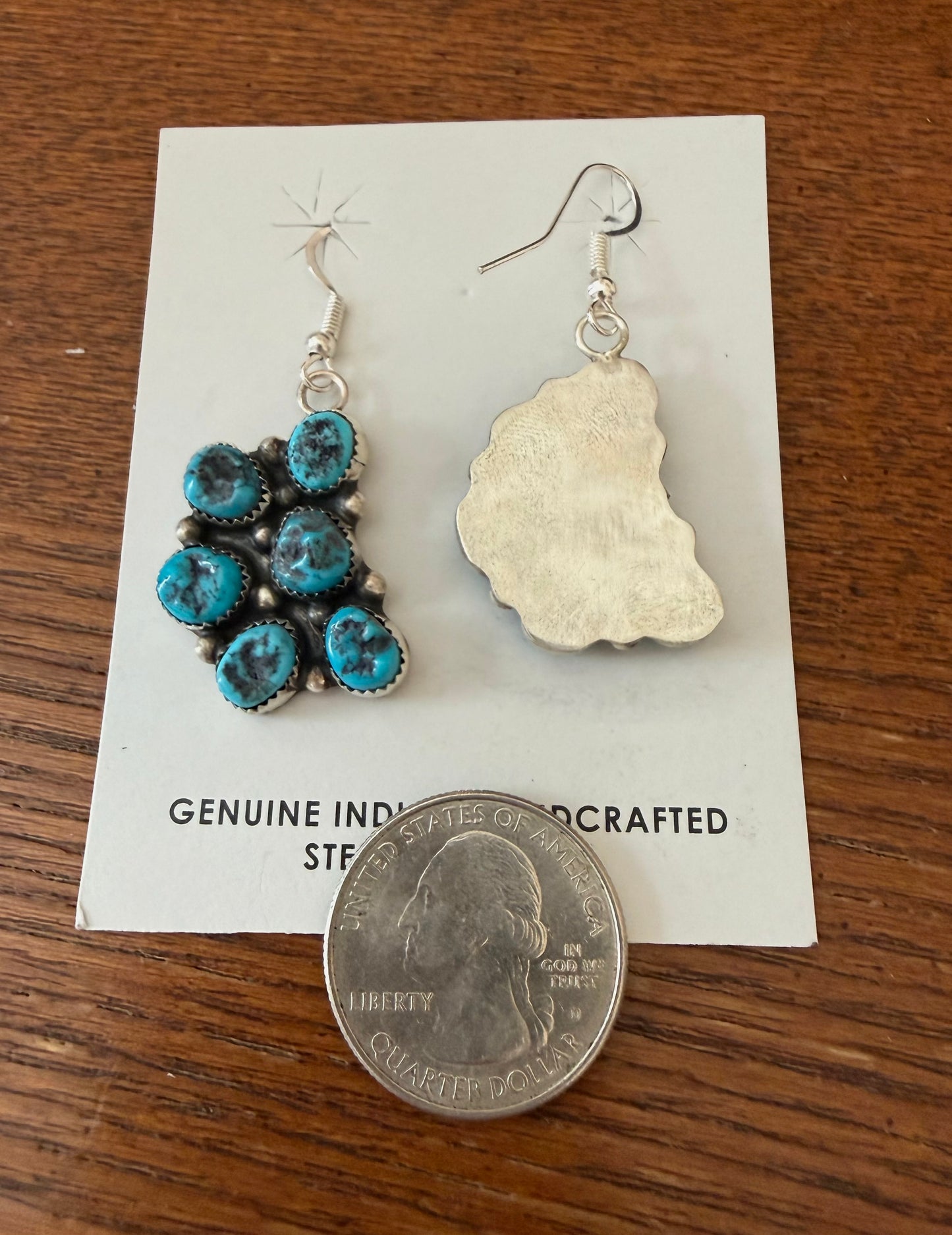 Donovan Authentic Turquoise Earrings