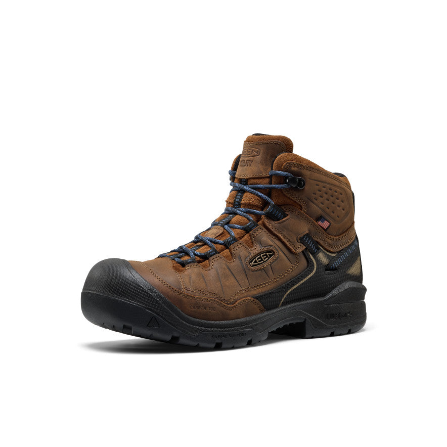 Keen Men's Targhee IV LTR Waterproof Work Boot (Carbon Toe)