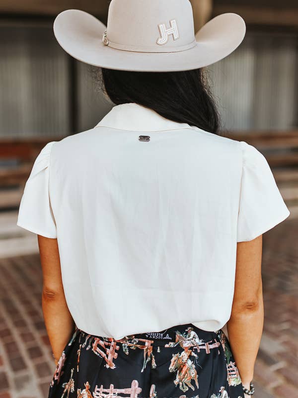 Ivory Rodeo Girl Top