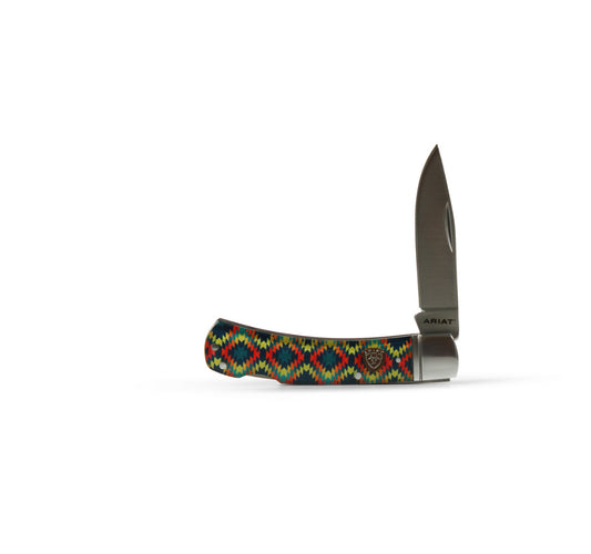 ARIAT 3" SOUTHWEST GRAPHIC KNIFE