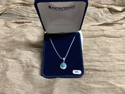 Montana Blue Rivers TQ Necklace