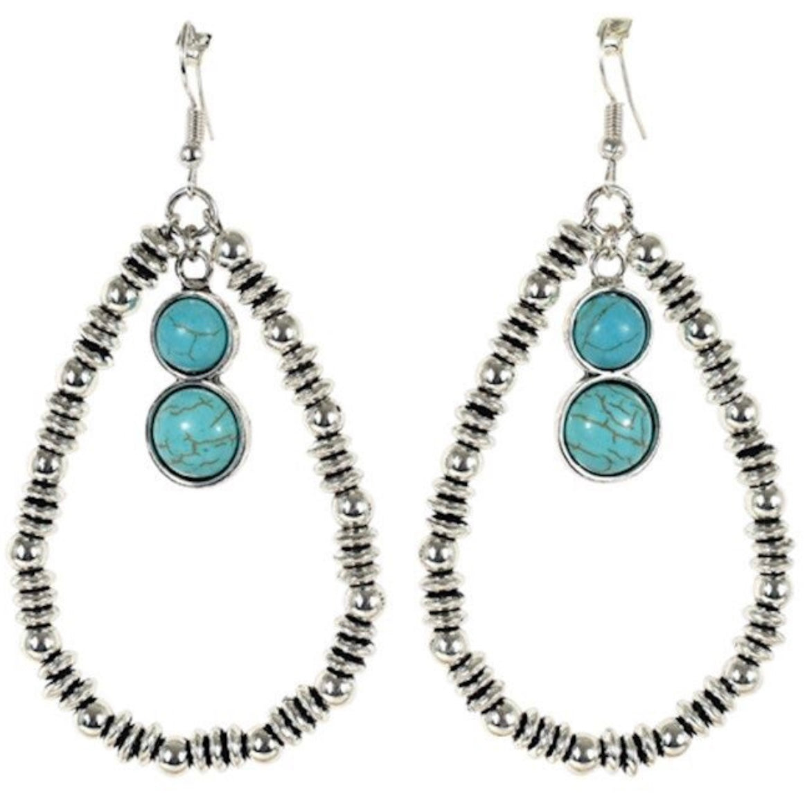 Beaded Teardrop Earrings