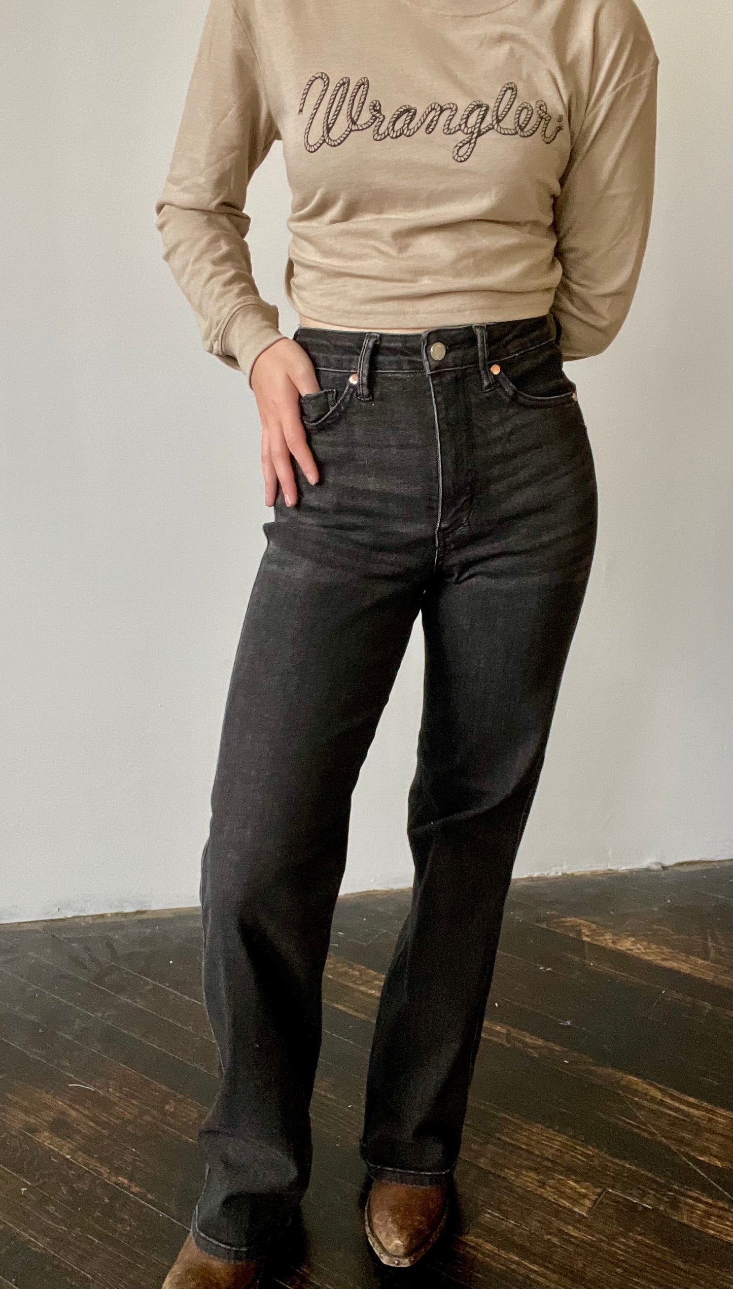 Nora High Rise Straight Jeans