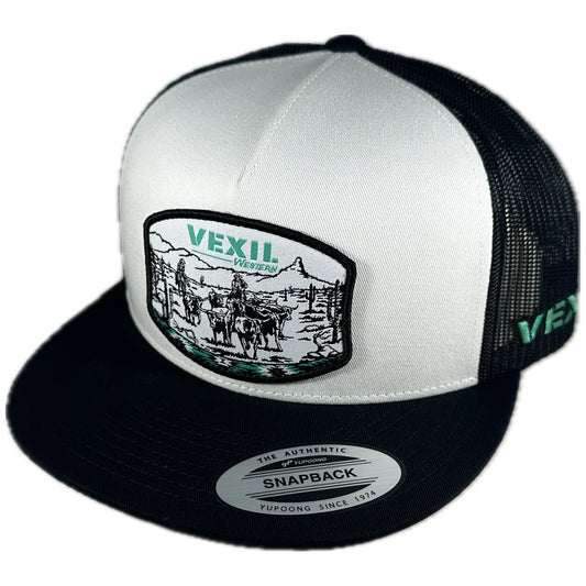 Vexil Western - Cattle Drive - Black/White/Black Mesh