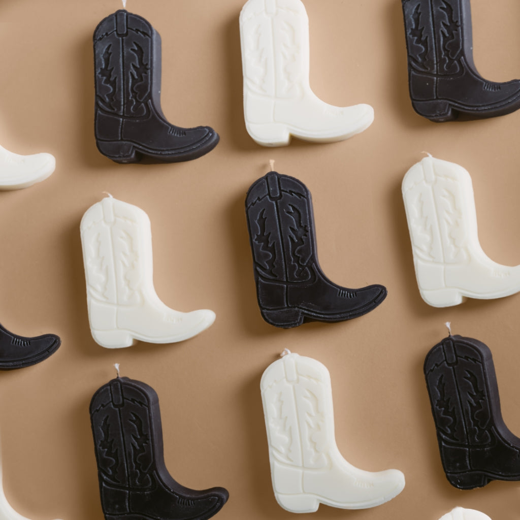Nashville Cowboy Boot Candle Midnight