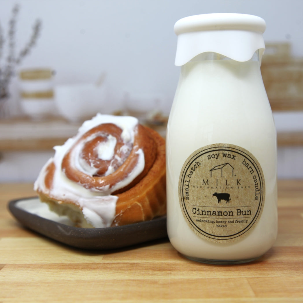 Milk Bottle Candle