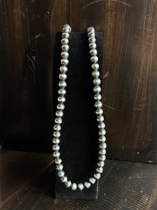 Authentic 10mm 24” Navajo Pearl Necklace