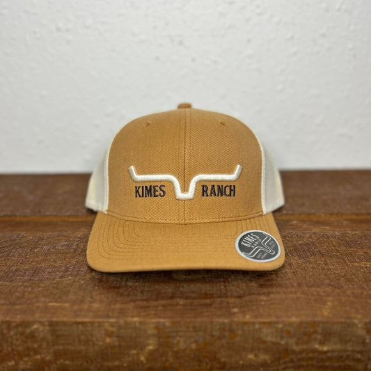 Kimes Ranch Str8 Edge Trucker Hat Brown