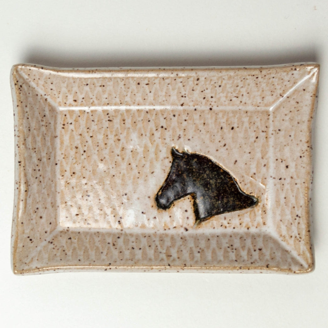 Brown Horse Handmade Trinket Dish