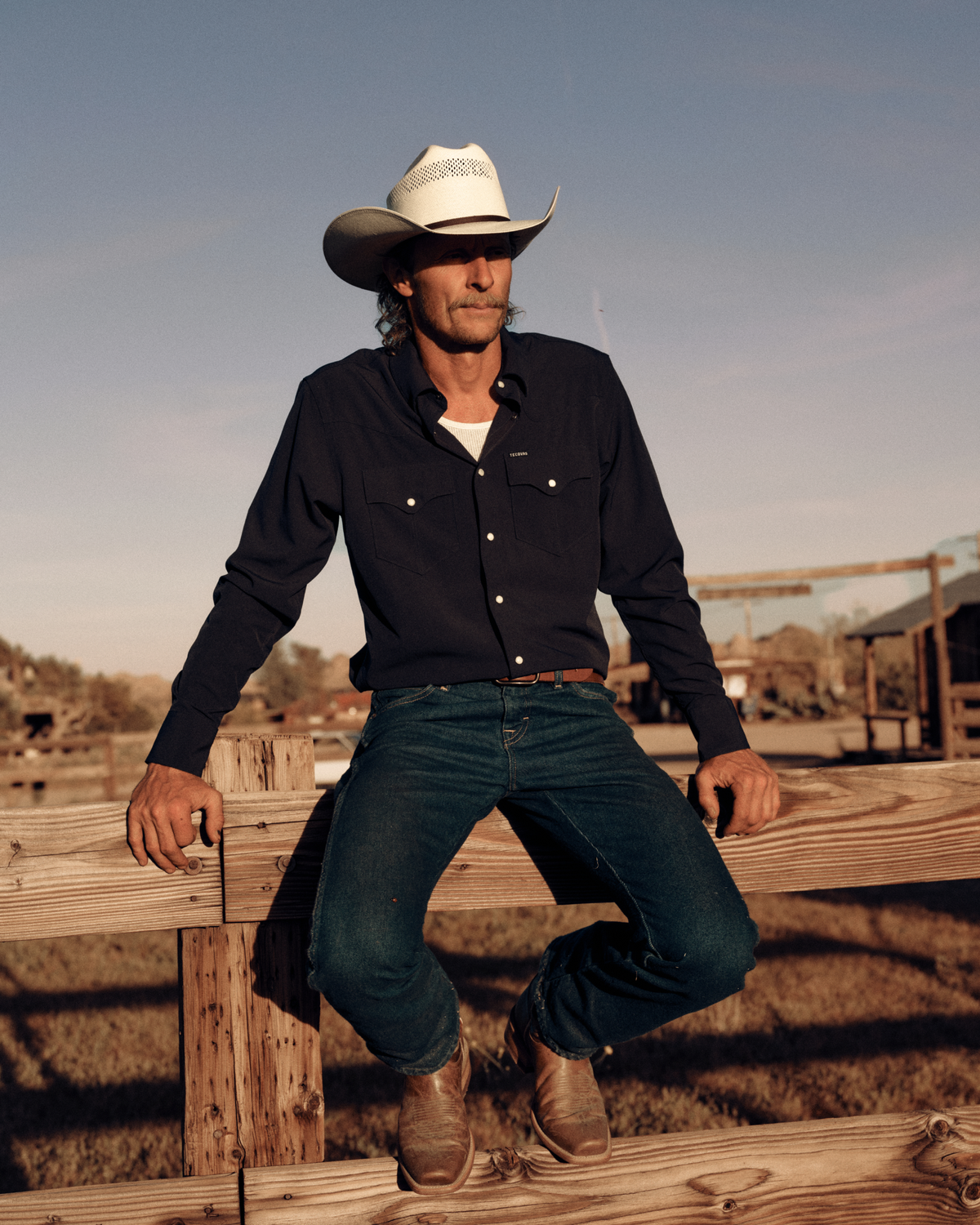 Tecovas Performance Western Black Shirt