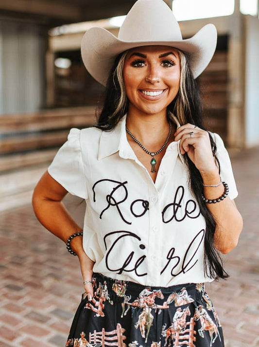 Ivory Rodeo Girl Top