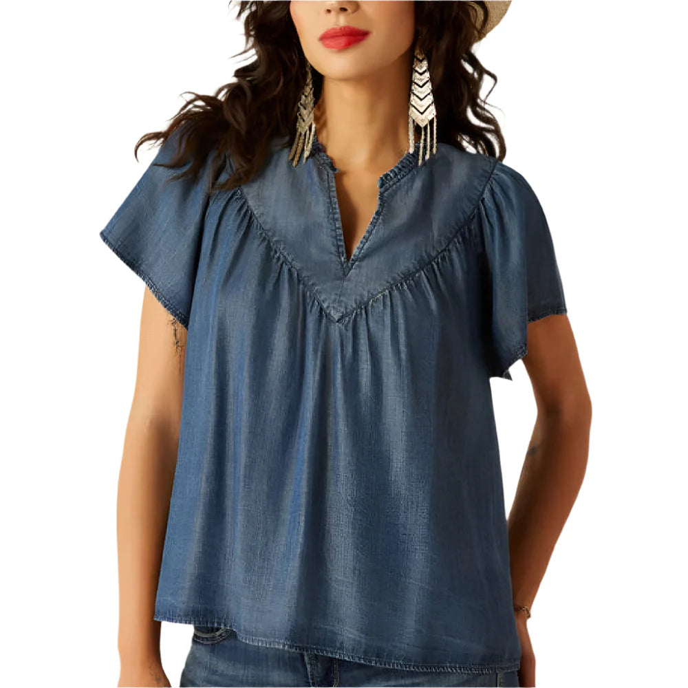 Ariat Women's Emma Denim Top