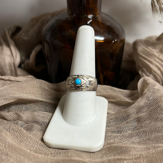 The Denali Authentic turquoise ring